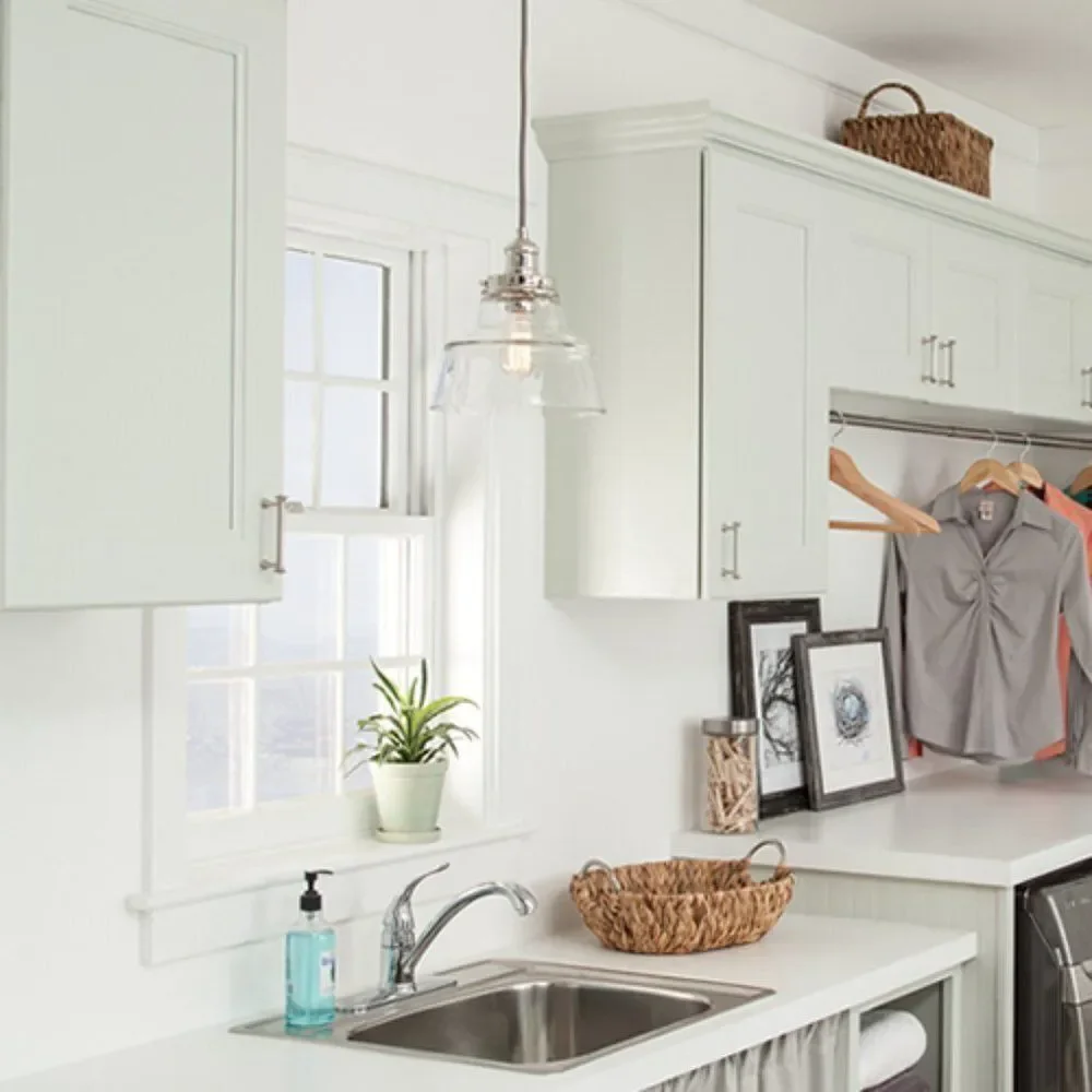 FEISS One Light Pendant Polished Nickel P1348PN Baskin 10